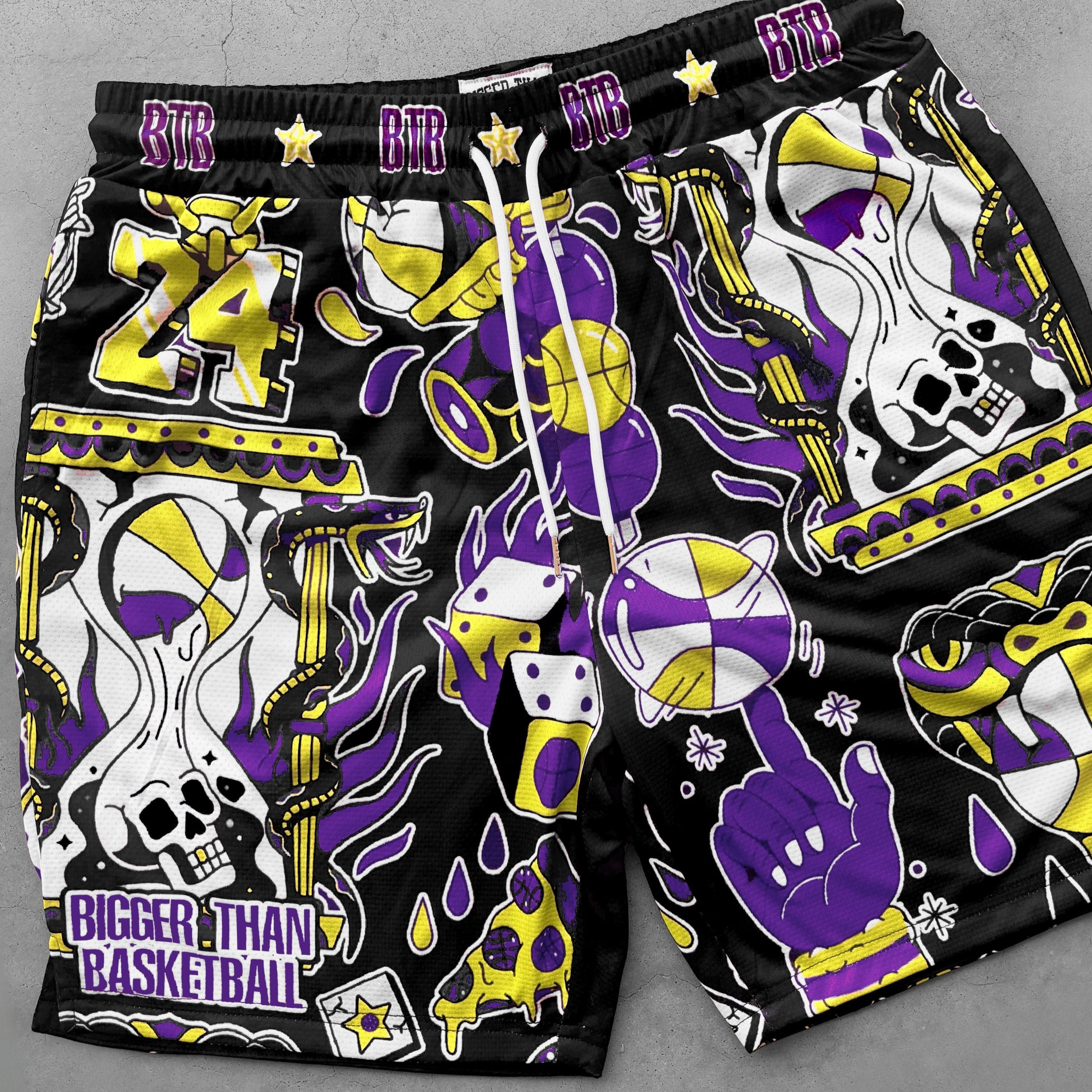 Collection of Mamba Madness Shorts in a gallery layout